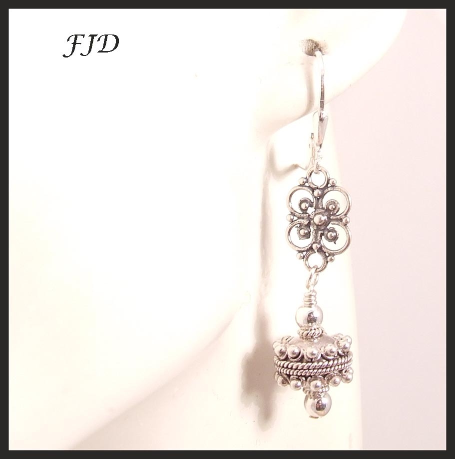 Bali and Sterling Silver Earrings Bali and Sterling Silver Earrings