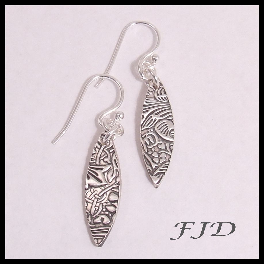"Mya" - Fine and Sterling Silver Earrings "Mya" - Fine and Sterling Silver Earrings