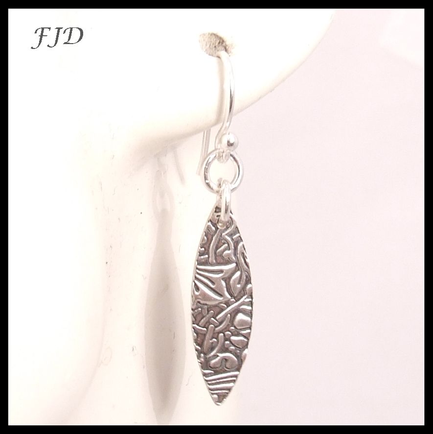 "Mya" - Fine and Sterling Silver Earrings "Mya" - Fine and Sterling Silver Earrings