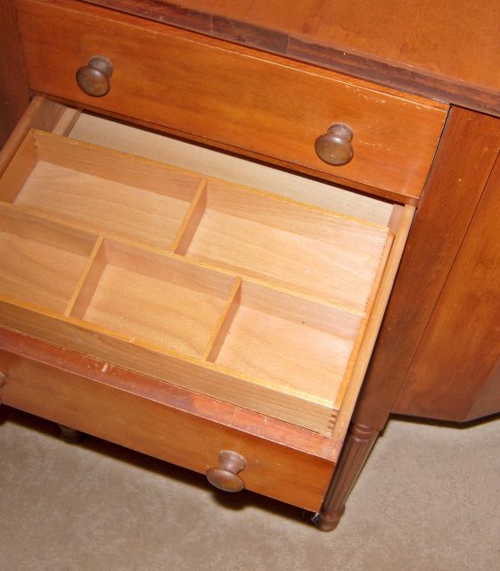 Martha Washington Sewing Cabinet w/Spool Drawer Martha Washington Sewing Cabinet w/Spool Drawer