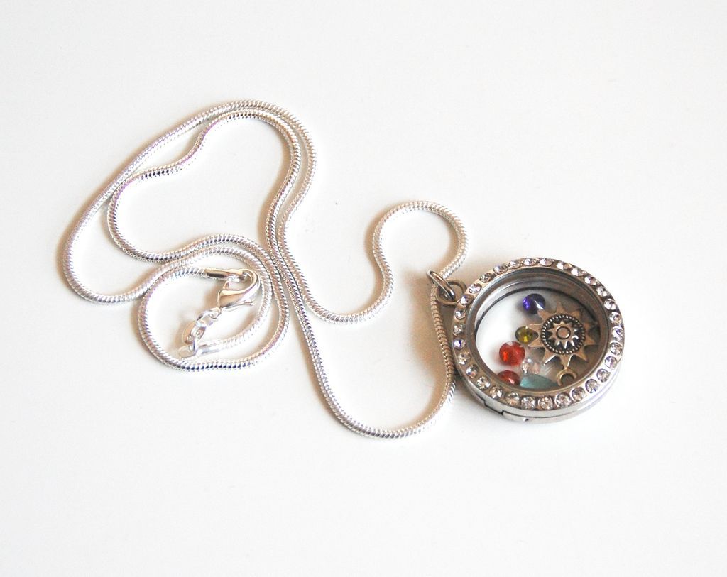 Memory Glass LocketFloating Charm Locket Mother's Day Locket from