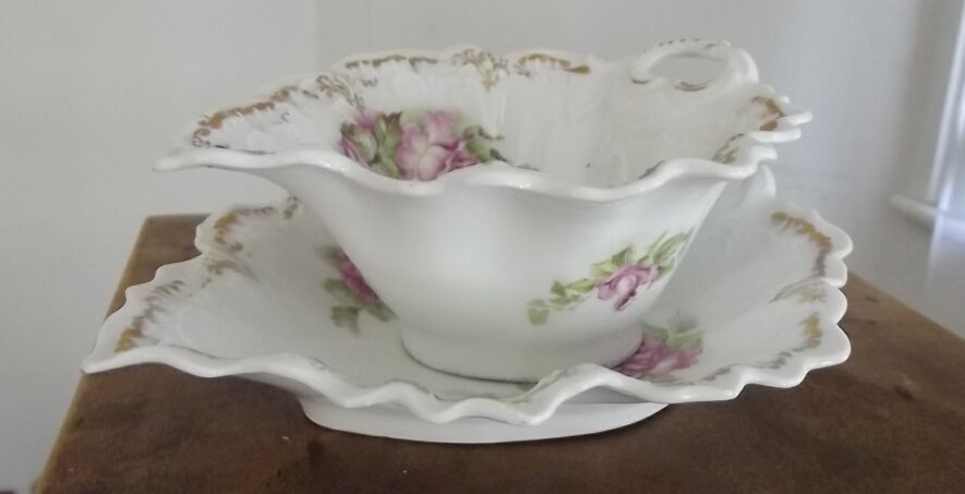 Victorian Mayonnaise Dish With Underliner Victorian Mayonnaise Dish With Underliner