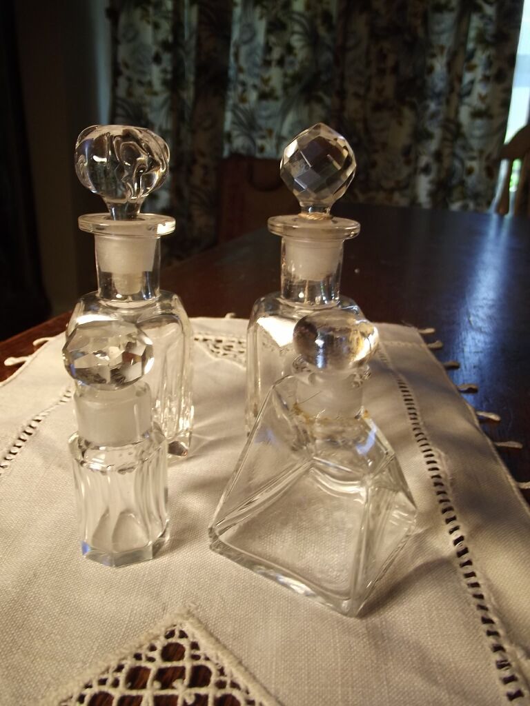 Lot of Early Perfume Bottles Lot of Early Perfume Bottles