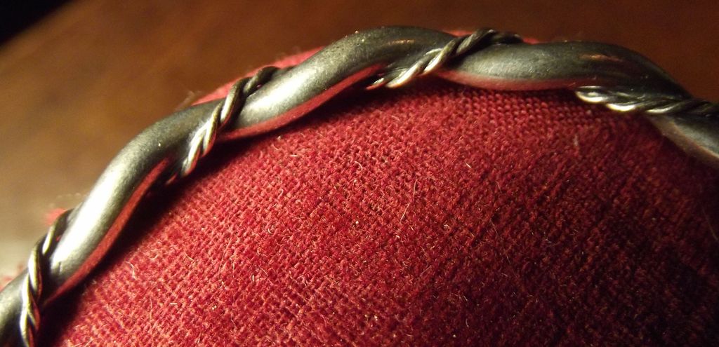 Beautiful Rope and Twisted Silverplate Bracelet Beautiful Rope and Twisted Silverplate Bracelet