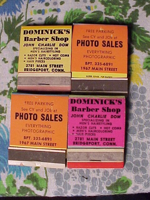 Lot of Four Advertising Match Books Two with Pinups Lot of Four Advertising Match Books Two with Pinups