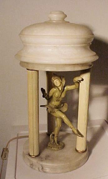 Fabulous Art Deco Dancing Girl Lamp Fabulous Art Deco Dancing Girl Lamp