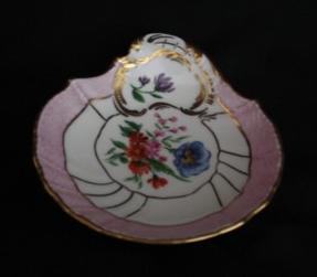 European Porcelain Pin Dish-Old European Porcelain Pin Dish-Old