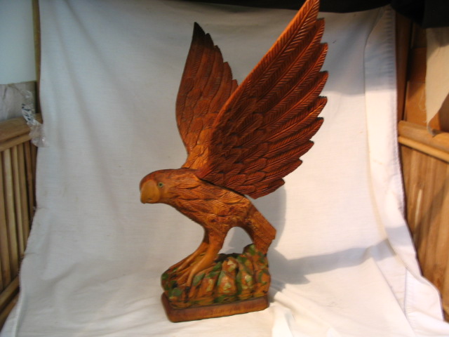 Hand Carved Wood Eagle Hand Carved Wood Eagle