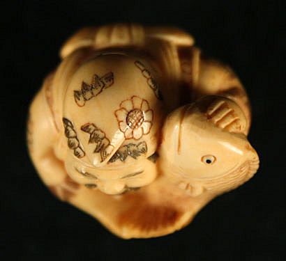 Ivory Carvings Japanese Netsuke