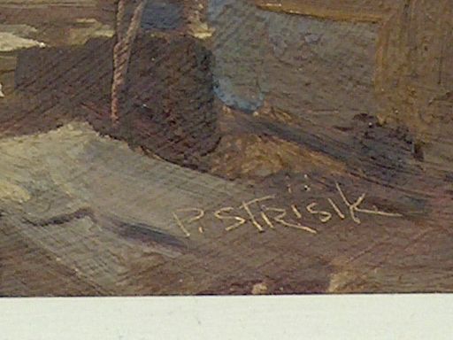 Paul Strisik Temple of Apollo Greece oil painting Paul Strisik Temple of Apollo Greece oil painting