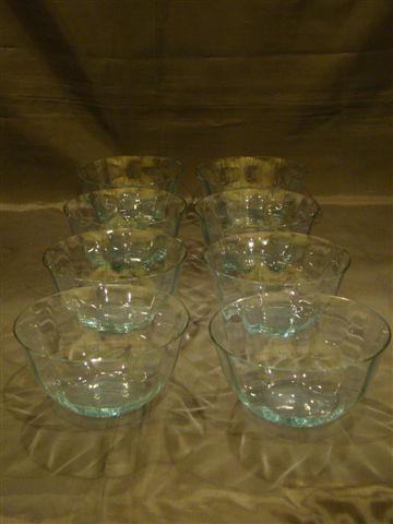 Moser Alexandrite set of eight signed fingerbowls Moser Alexandrite set of eight signed fingerbowls