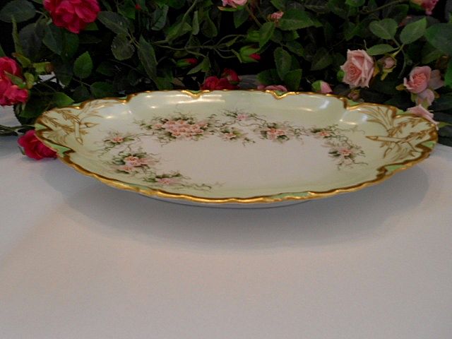 Very Lovely Haviland Tray; Dainty Violets; Heavy Gold;Beautiful Mold Very Lovely Haviland Tray; Dainty Violets; Heavy Gold;Beautiful Mold