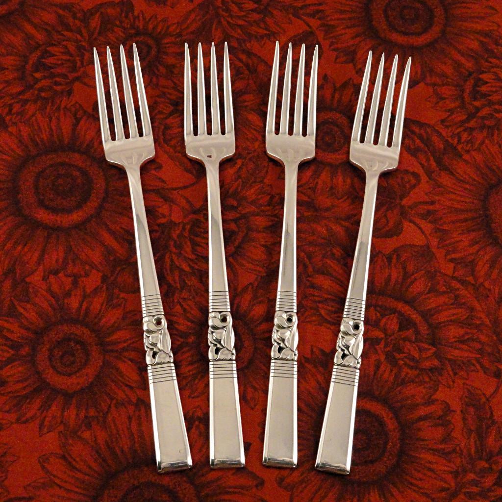 Oneida Community MORNING STAR Vintage 1948 Silver Plate Flatware from