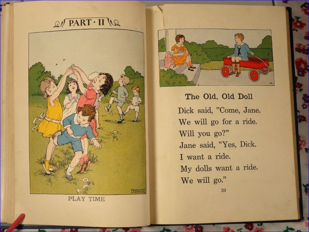 Cathedral Basic Readers Primer Vintage 1931 Scott Foresman Catholic