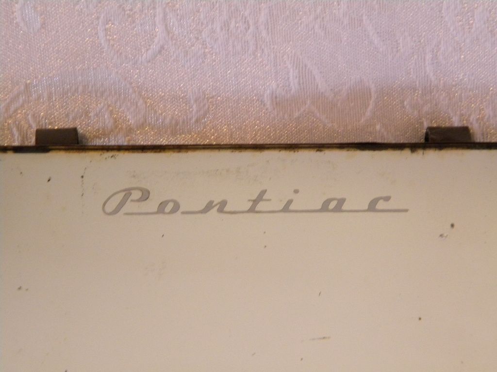 Vintage 1950's Pontiac Visor Clip On Mirror Vintage 1950's Pontiac Visor Clip On Mirror