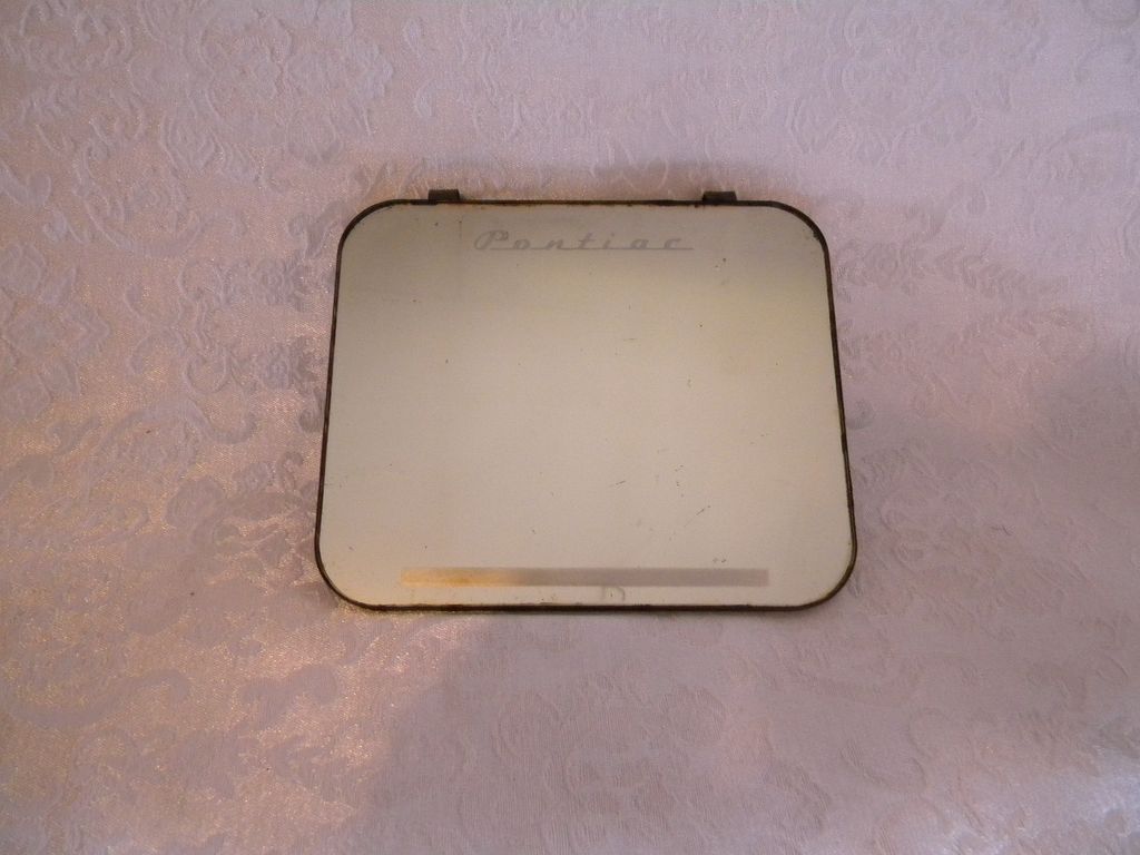 Vintage 1950's Pontiac Visor Clip On Mirror Vintage 1950's Pontiac Visor Clip On Mirror