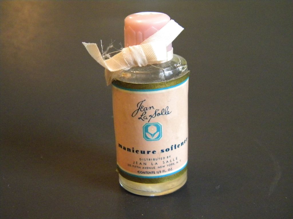 Vintage 1940's Jean La Salle Manicure Softener - Glass Bottle - UNUSED Vintage 1940's Jean La Salle Manicure Softener - Glass Bottle - UNUSED