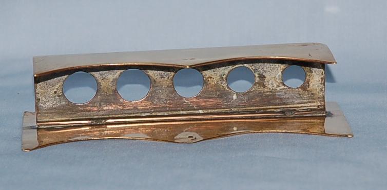 19th Century English Hanging Brass Pipe Rack 19th Century English Hanging Brass Pipe Rack