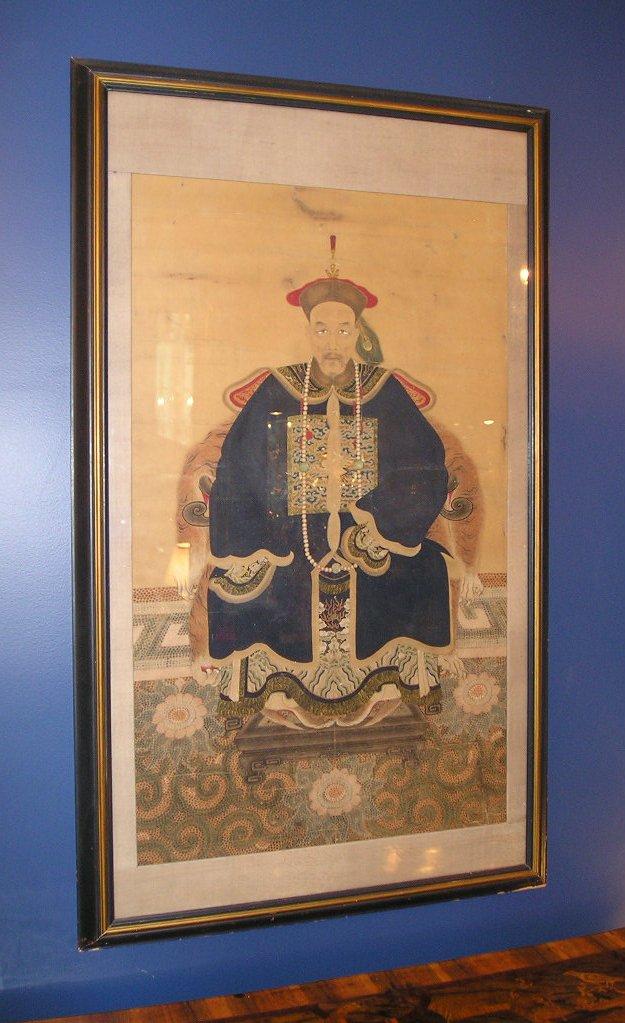Mid-19th Century Chinese Ancestral Portrait Mid-19th Century Chinese Ancestral Portrait