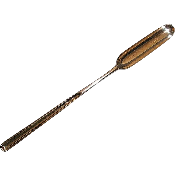 18th Century English Sterling Silver Marrow Scoop by George Smith II 18th Century English Sterling Silver Marrow Scoop by George Smith II