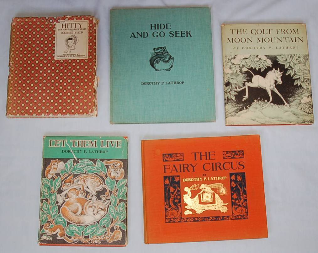 Lily Bell Rhodes Collection of Dorothy Lathrop Books, Wood Cuts, Drawings, & Cards Lily Bell Rhodes Collection of Dorothy Lathrop Books, Wood Cuts, Drawings, & Cards