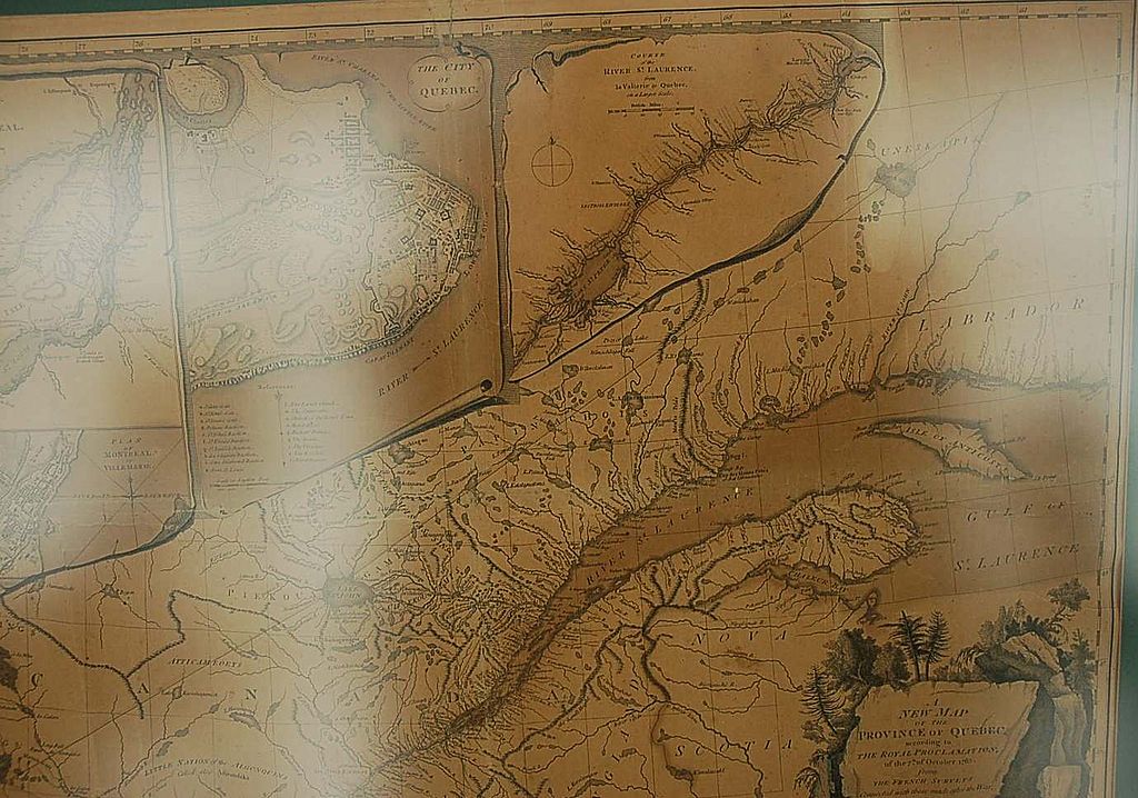 18th Century English Map of Quebec from Surveys by Captain Carver & Officers in His Majesty's Service 18th Century English Map of Quebec from Surveys by Captain Carver & Officers in His Majesty's Service