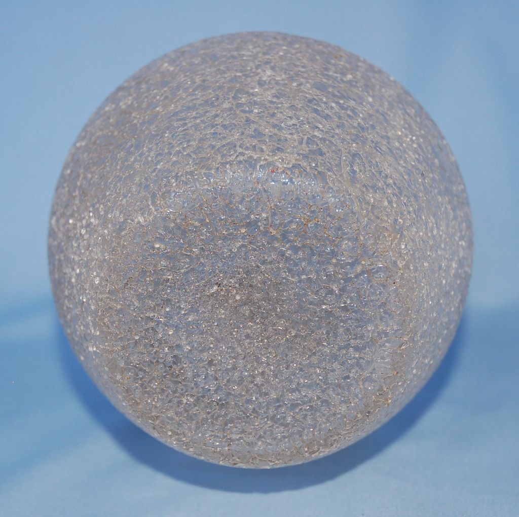 19th Century English Crackle Glass Jug with Applied Handle 19th Century English Crackle Glass Jug with Applied Handle