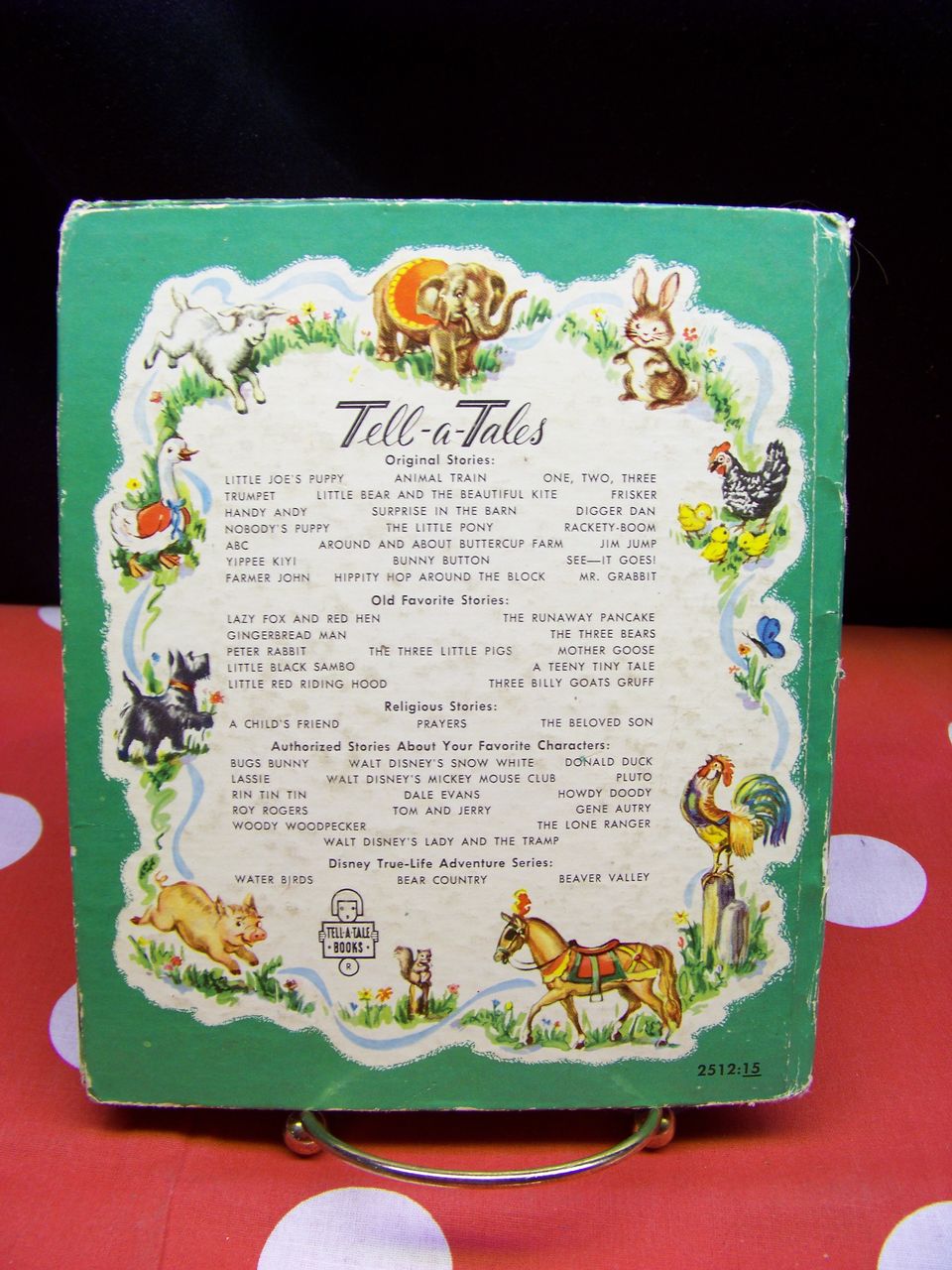 1955 THE THREE BEARS Childrens Book Whitman Publishing 1955 THE THREE BEARS Childrens Book Whitman Publishing