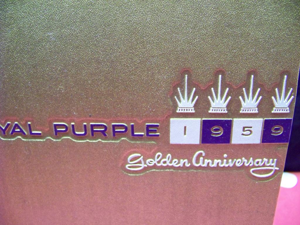 1959 Royal Purple Kansas State Yearbook Golden Anniversary K State Year Book 1959 Royal Purple Kansas State Yearbook Golden Anniversary K State Year Book
