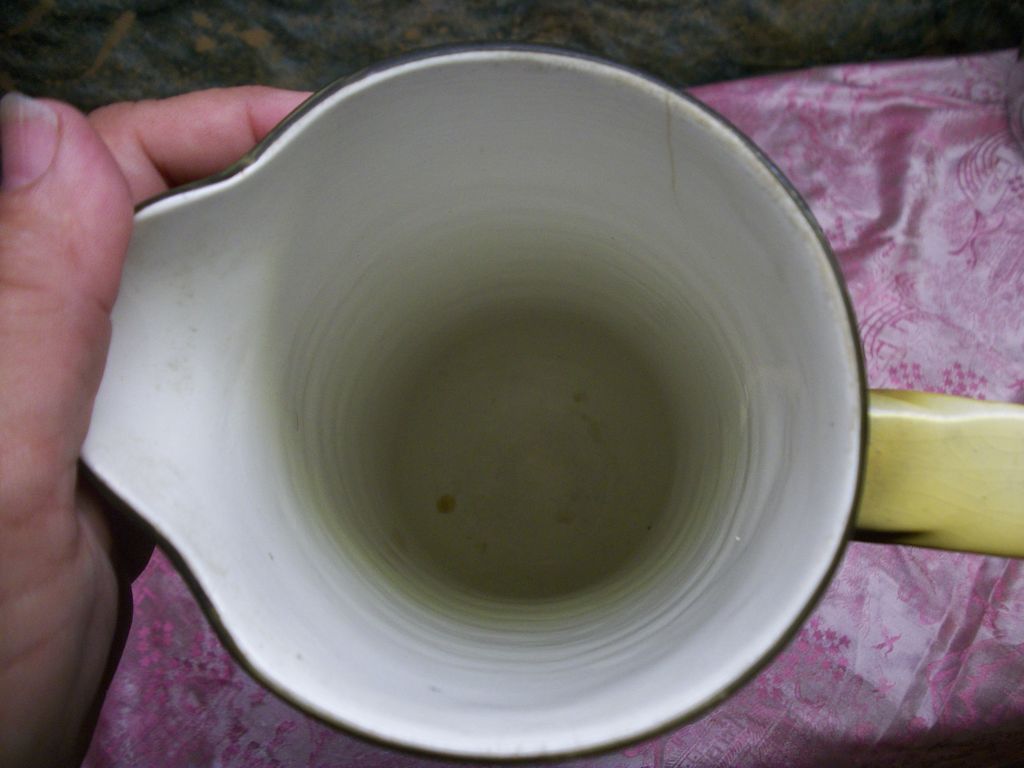 14" Haynes Ware Pottery TALL Pitcher Grasslands and Cow Pattern 14" Haynes Ware Pottery TALL Pitcher Grasslands and Cow Pattern