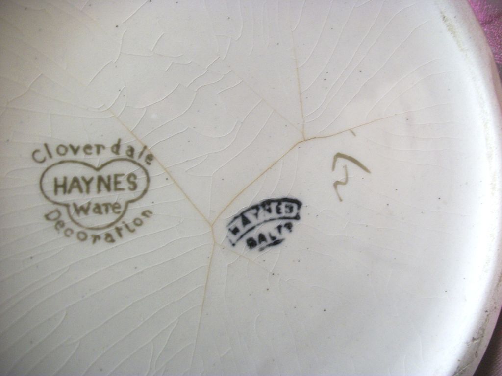 14" Haynes Ware Pottery TALL Pitcher Grasslands and Cow Pattern 14" Haynes Ware Pottery TALL Pitcher Grasslands and Cow Pattern