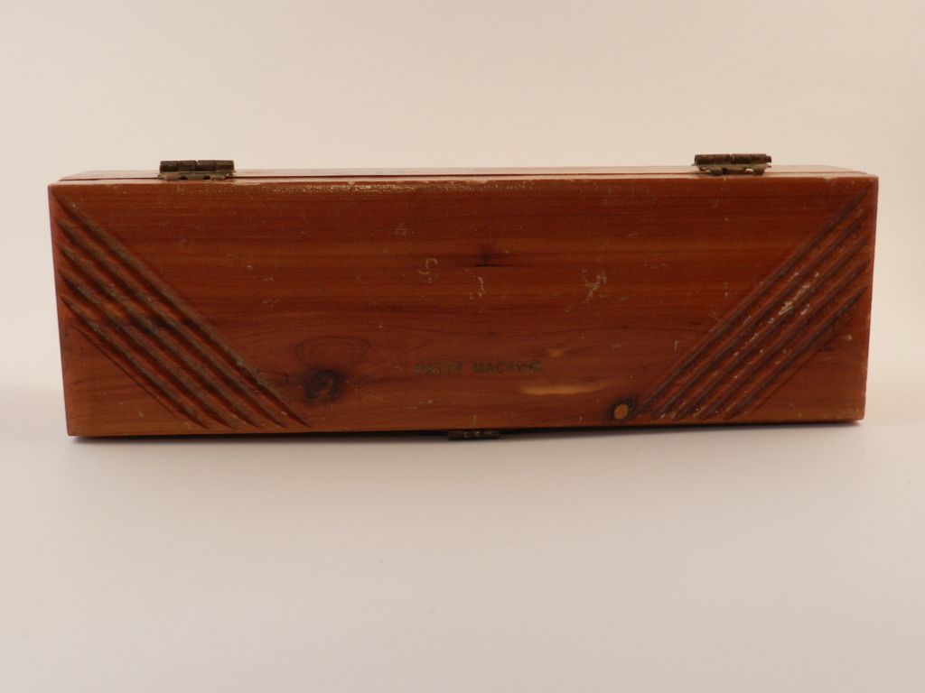 Cedar Wood Pencil Box w/ engraved name Cedar Wood Pencil Box w/ engraved name