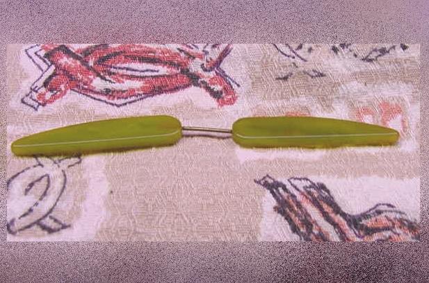 Vintage Olive Green Swirl Bakelite Hat Pin Jewelry Vintage Olive Green Swirl Bakelite Hat Pin Jewelry