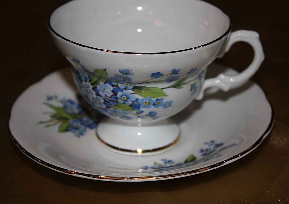 Vintage Royal Imperial English China Demitasse Cup Saucer Set Vintage Royal Imperial English China Demitasse Cup Saucer Set