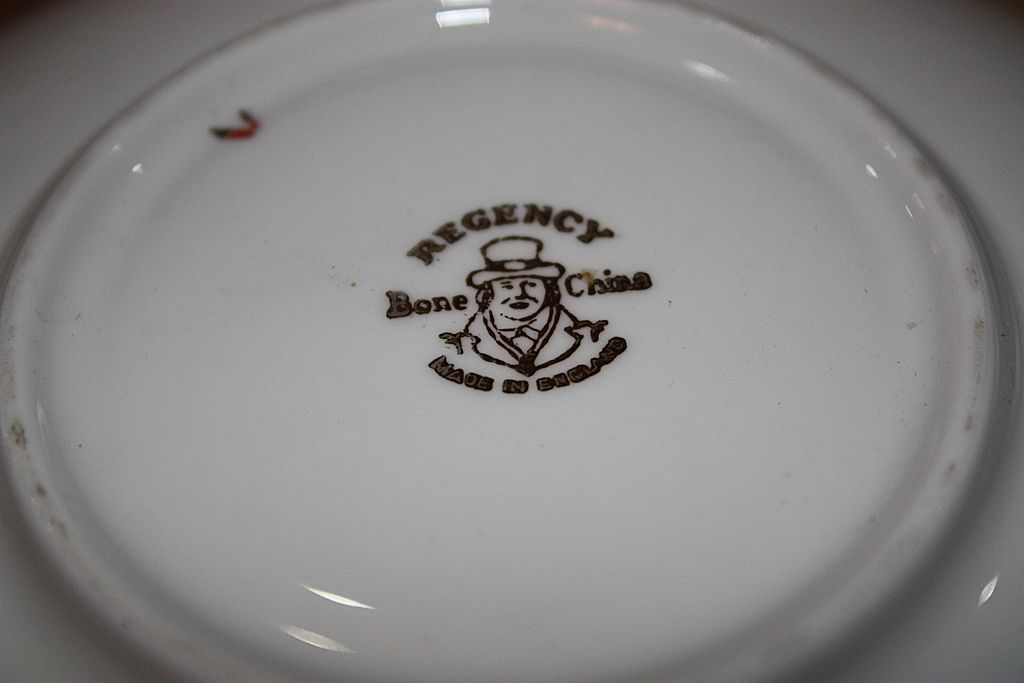 Vintage Regency China Cup Saucer Set Demitasse Vintage Regency China Cup Saucer Set Demitasse