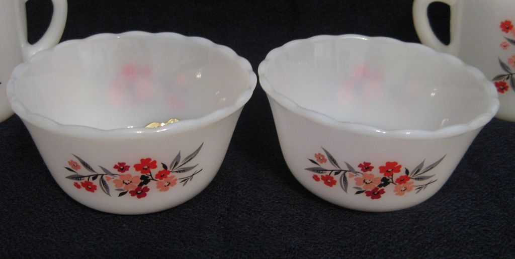4 Piece Set Fire King Primrose 4 Piece Set Fire King Primrose