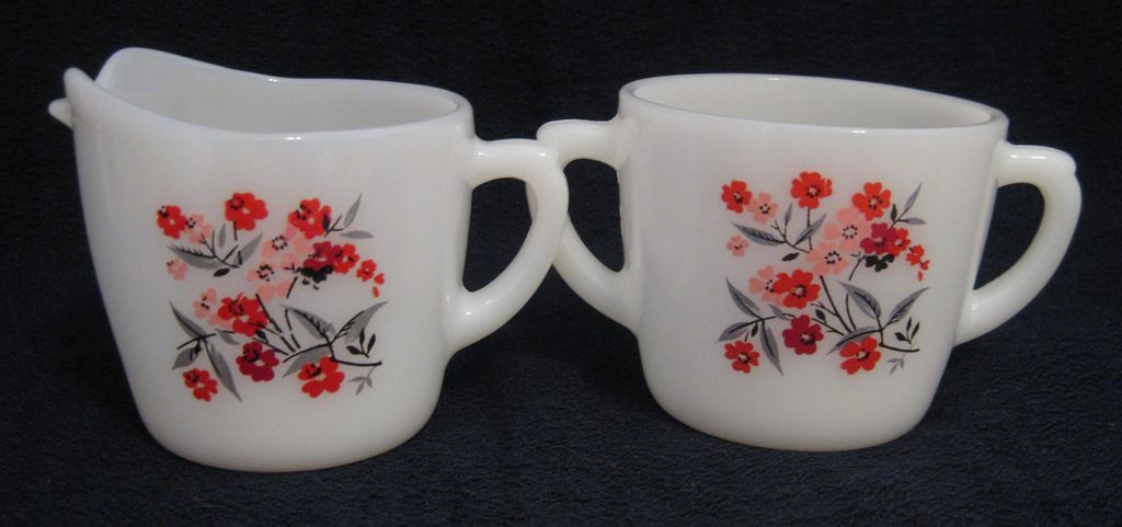 4 Piece Set Fire King Primrose 4 Piece Set Fire King Primrose
