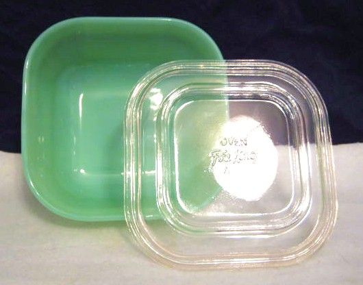 Lot of Fire King Jadeite Glass - Refrigerator Box Ashtray Egg Cup Lot of Fire King Jadeite Glass - Refrigerator Box Ashtray Egg Cup