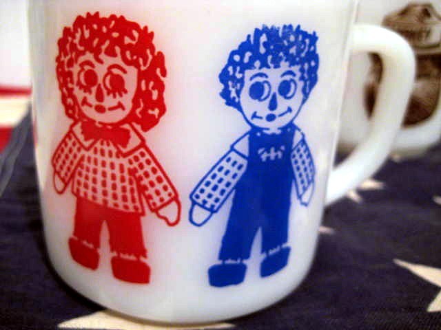 Lot of 5 Character Mugs - Mouse on Roller Skates Mickey Mouse Raggedy Ann Smokey Lot of 5 Character Mugs - Mouse on Roller Skates Mickey Mouse Raggedy Ann Smokey