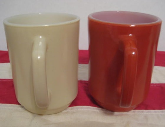 2 Colorful Fire King 10 ounce Mugs- 10% Off Sale September 2 Colorful Fire King 10 ounce Mugs- 10% Off Sale September