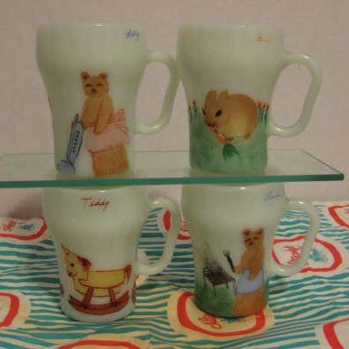 4 Fire King Decorated Cola Mugs 10% Off Everything September 4 Fire King Decorated Cola Mugs 10% Off Everything September