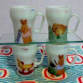 4 Fire King Decorated Cola Mugs 10% Off Everything September 4 Fire King Decorated Cola Mugs 10% Off Everything September