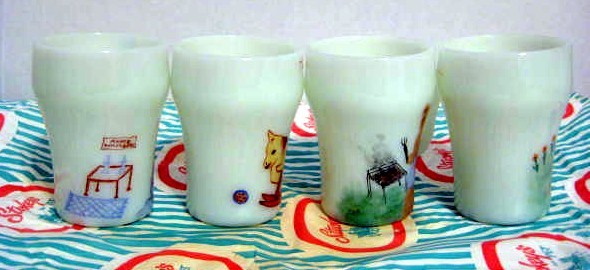4 Fire King Decorated Cola Mugs 10% Off Everything September 4 Fire King Decorated Cola Mugs 10% Off Everything September