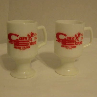 2 Federal Chevy Mugs 2 Federal Chevy Mugs