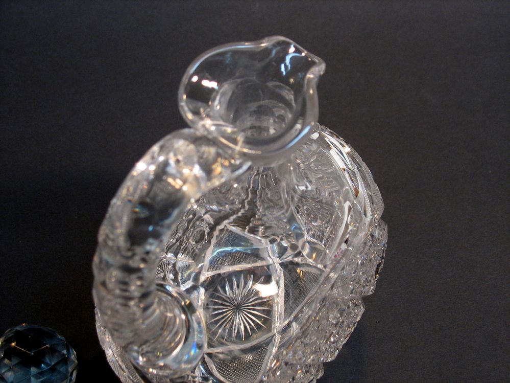 Brilliant Period Cut Glass Decanter ca. 1900 Brilliant Period Cut Glass Decanter ca. 1900