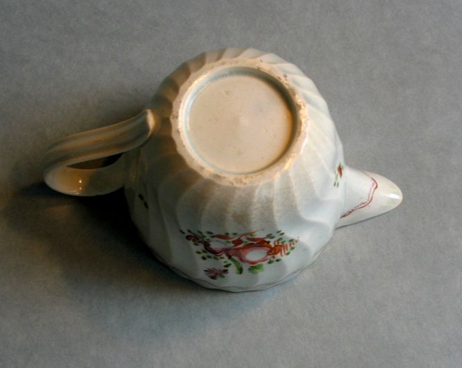 Decorated Pearlware Creamer ca. 1800 Decorated Pearlware Creamer ca. 1800