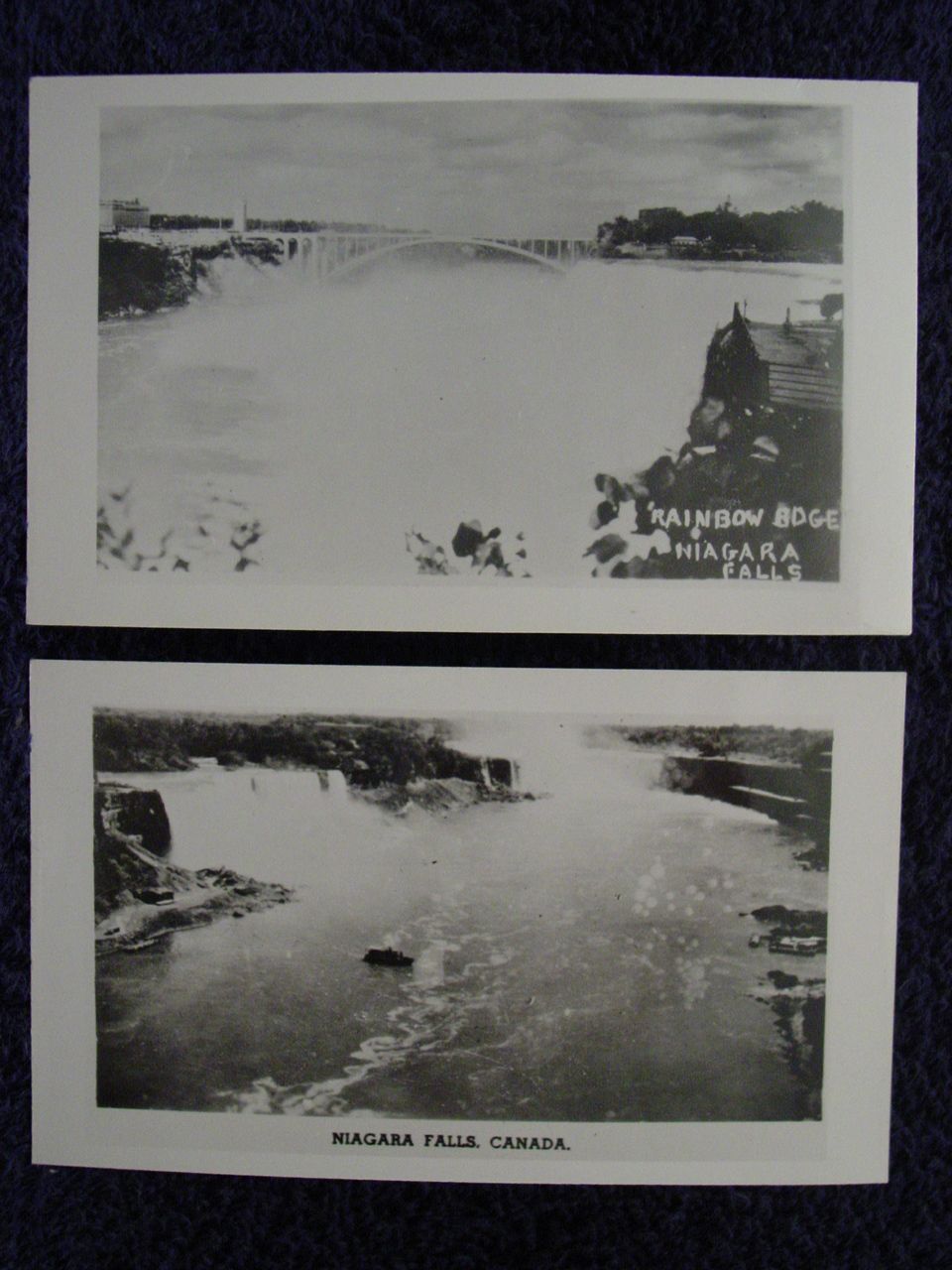 Set 1940-50s NIAGARA FALLS,Canada/US 10 Velox PHOTO Snapshots w/Mailing Envelope by Jack Bain, Toronto Set 1940-50s NIAGARA FALLS,Canada/US 10 Velox PHOTO Snapshots w/Mailing Envelope by Jack Bain, Toronto