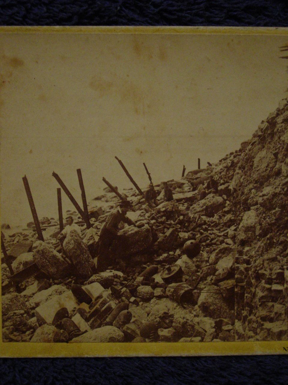 1865 Civil War FORT SUMTER John P Soule Stereoview Charleston,SC Sea Face DEBRIS toward Morris Island 1865 Civil War FORT SUMTER John P Soule Stereoview Charleston,SC Sea Face DEBRIS toward Morris Island