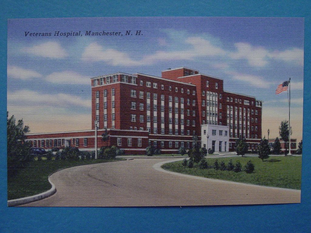 Veterans Hospital, MANCHESTER, NH Unused Postcard Veterans Hospital, MANCHESTER, NH Unused Postcard