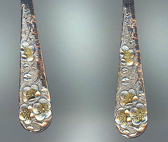 5 Sterling Demitasse Spoons Marked Silver 950 CPO Japan 5 Sterling Demitasse Spoons Marked Silver 950 CPO Japan